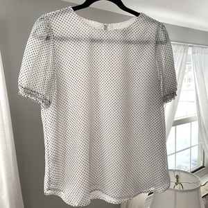 Loft Polka Dot Blouse